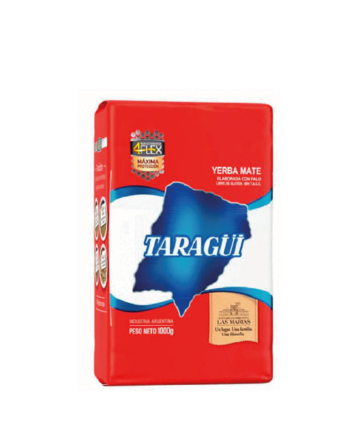 Yerba Mate Taragui 4 Flex 1Kg