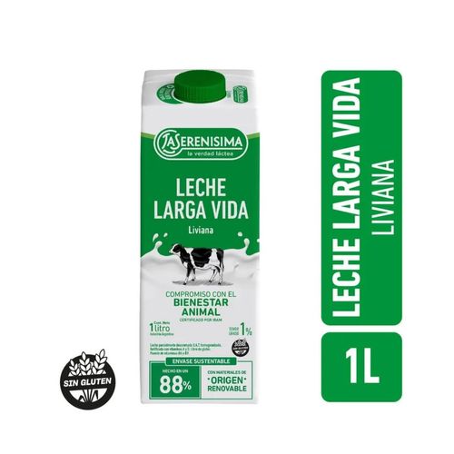 Leche La Serenísima Liviana 1% 1L