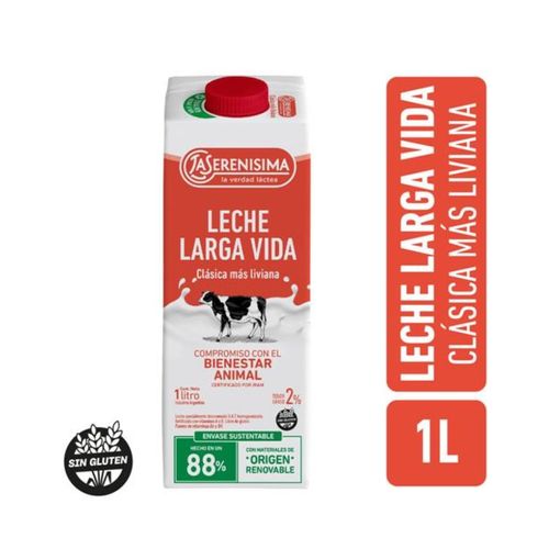 Leche La Serenísima Clásica más Liviana 2% 1L