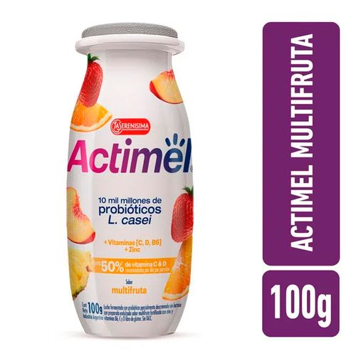 Leche Fermentada Actimel Multifruta 100g