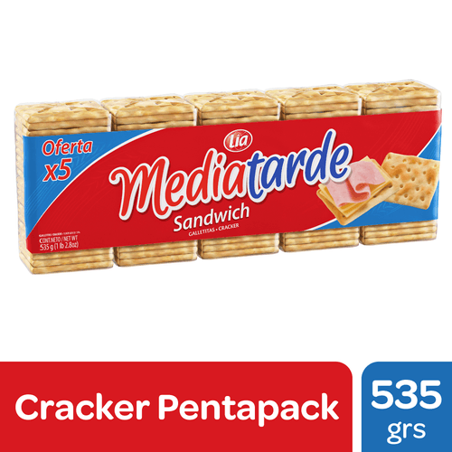 Galletitas Mediatarde Sandwich 535g