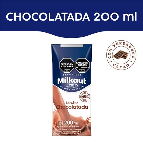 Leche Chocolatada Milkaut Brick 200ml