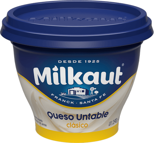 Queso Untable Milkaut Tradicional 190g