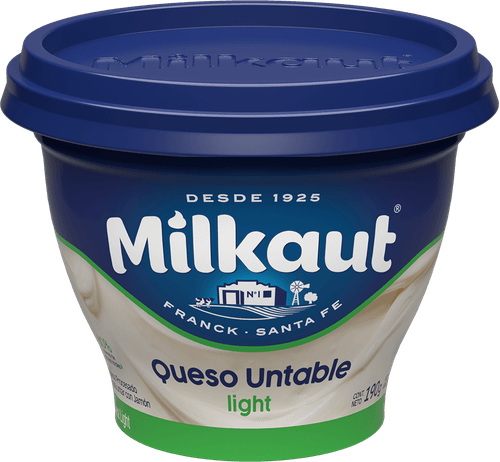 Queso Untable Tradicional Light Milkaut 190gr