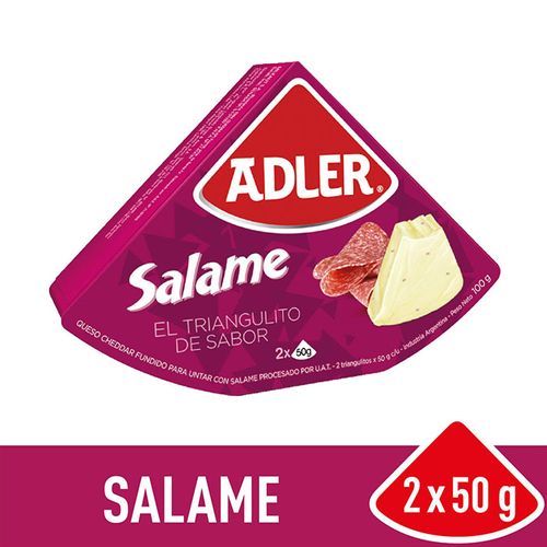 Queso Adler Fundido Salame 100g