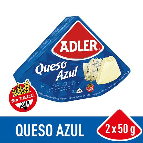 Queso Adler Fundido Azul 100g