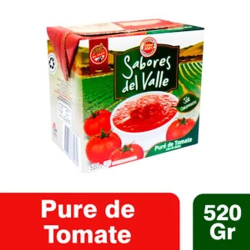 Puré de Tomate Sabores del Valle 520g