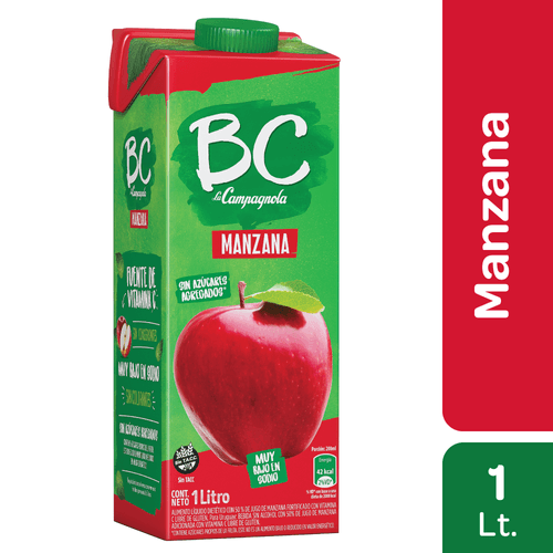 Jugo BC Sabor Manzana 1L