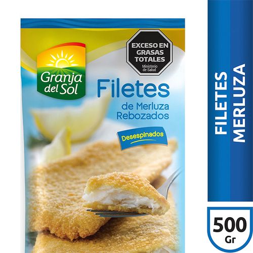 Filet de Merluza Rebozado Granja del Sol x 500g