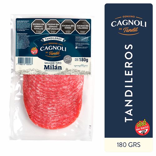 Salame Milán Cagnoli Feteado 180g