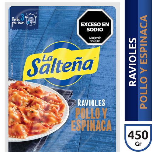 Ravioles La Salteña Pollo y Verdura 450g