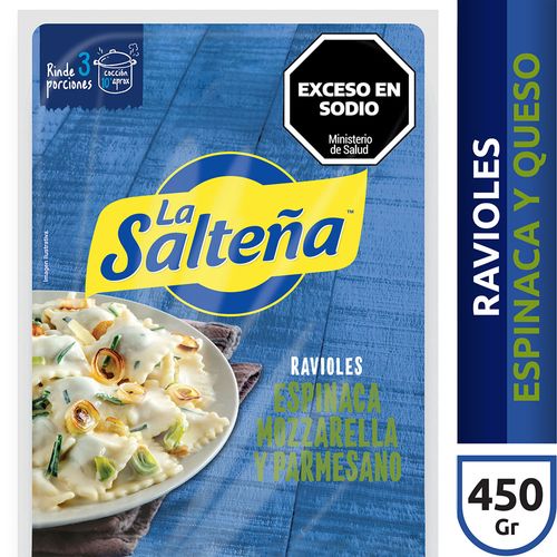 Ravioles La Salteña Espinaca Y Muzzarella 450g