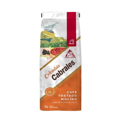 Café Cabrales Colombia Molido Tostado 250g