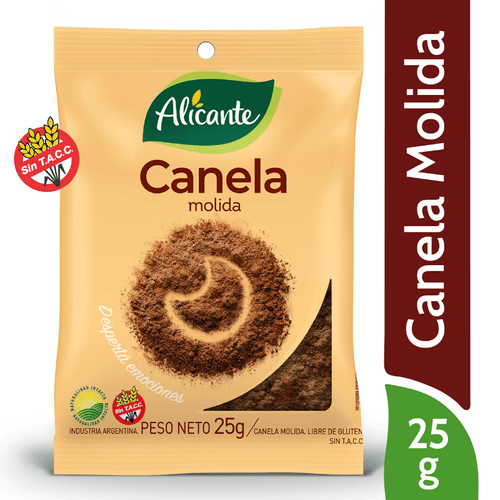 Canela Molida Alicante Sin Tacc 25g