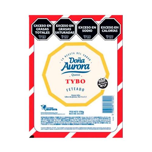 Queso Tybo Doña Aurora Feteado 170g