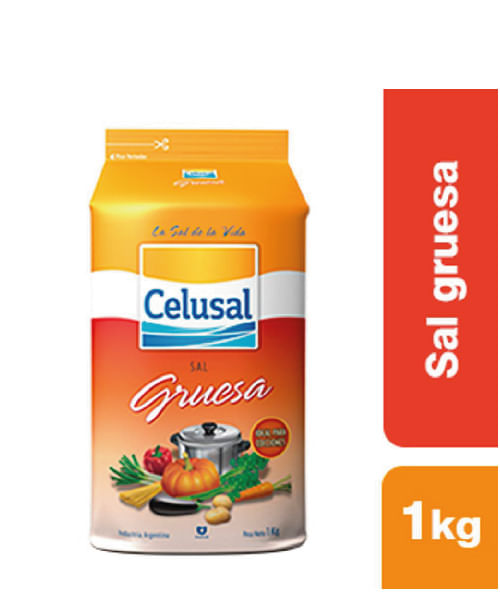 Sal Gruesa Celusal Paquete 1kg