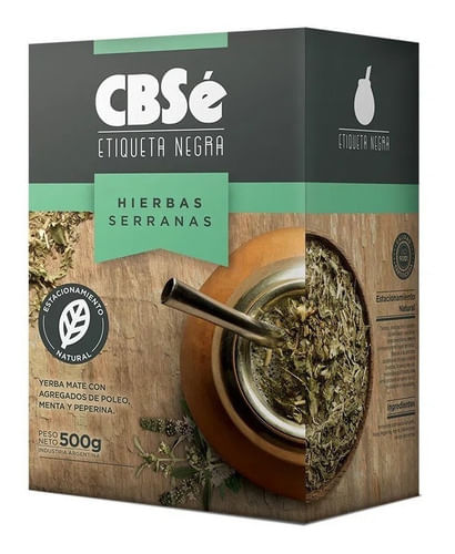 Yerba Mate Cbsé Etiqueta Negra 500g