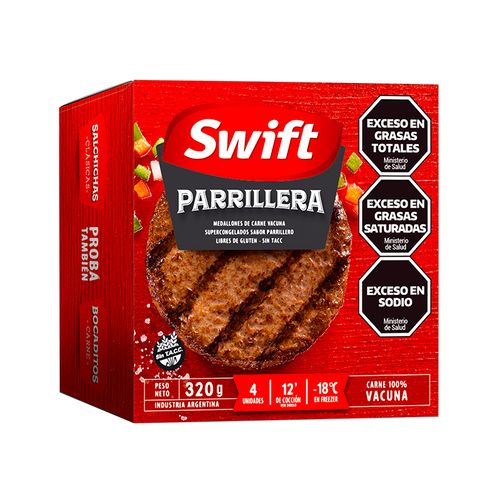 Medallón Swift de Carne Parrillera 320g