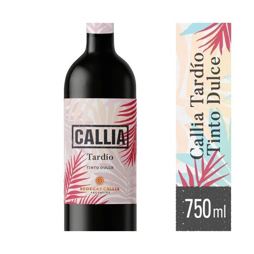 Vino Callia Tardío Tinto Dulce 750ml