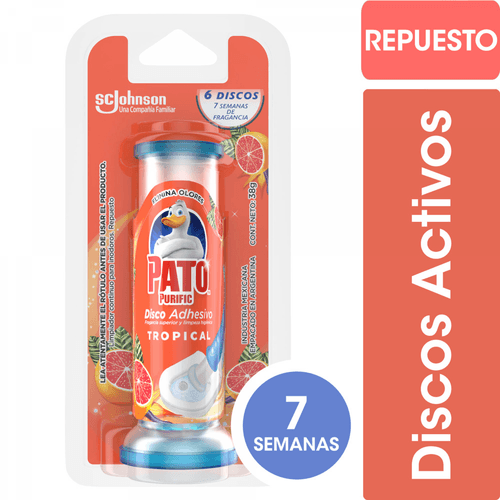 DISCO ADHESIVO PATO