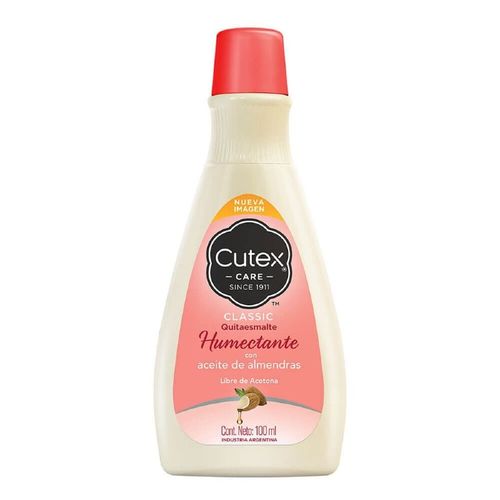 Quitaesmalte Cutex Humectante Con Almendra 100Ml