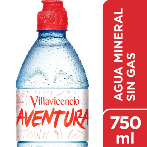 Agua Mineral Villavicencio Sport Sin Gas 750ml