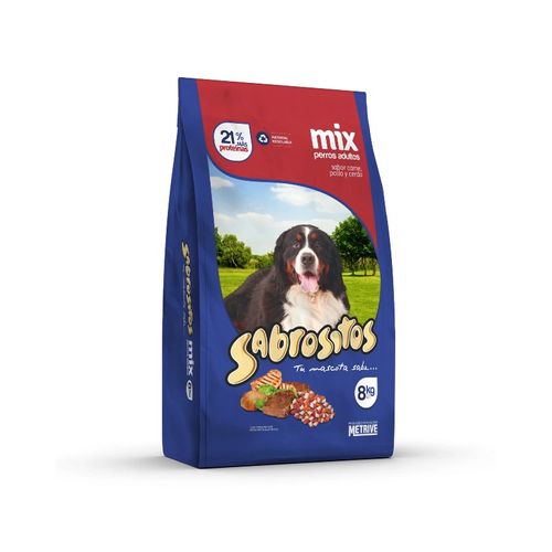 Alimento Perros Mix Carne, Pollo y Cerdo