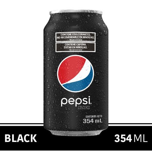 Gaseosa Pepsi Cola Black 354ml