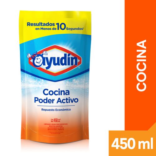 Limpiador Liquido Ayudin Cocina Doy Pack 450Ml
