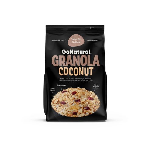 Granola Go Natural Coconut 290g