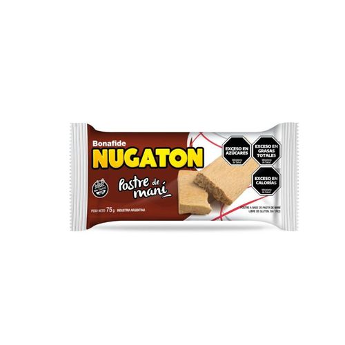 Postre De Maní Nugaton 75g