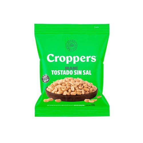 Maní Croopers Tostado Sin Sal 350g