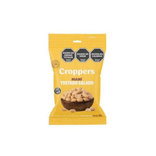 Maní Croopers Tostado Salado Sin Piel 105g