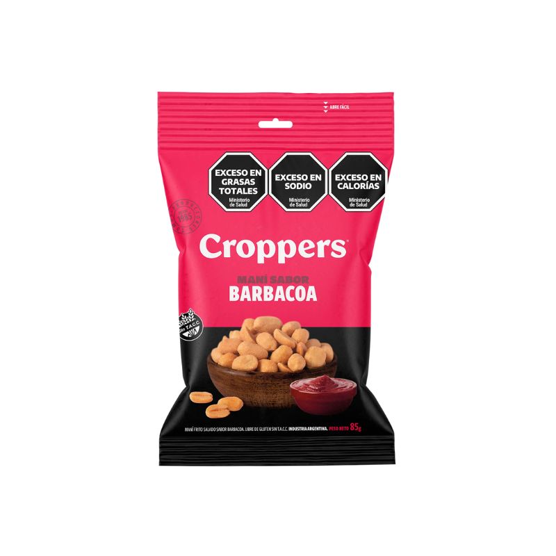 Maní Croopers Sabor Barbacoa 85g