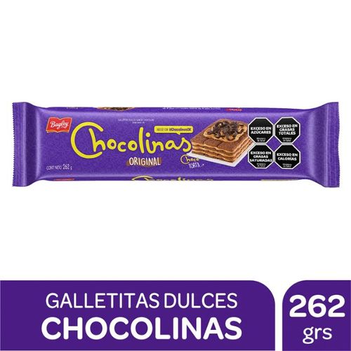 Galletitas Chocolinas de Chocolate 262g