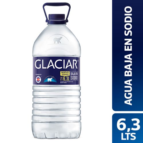Agua Mineral Glaciar Baja en Sodio Bidón 6,3L
