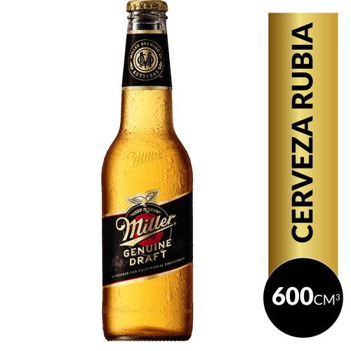 Cerveza Miller 600ml