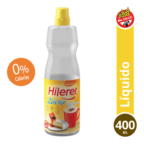 Edulcorante Líquido Hileret Zucra 400ml