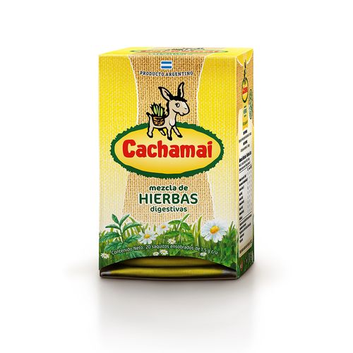 Té de Hierbas Digestivas Cachamai Amarillo x 20Un
