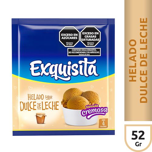 Helado Exquisita Dulce De Leche 52g