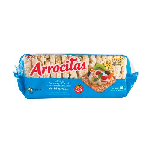 Galleta De Arroz Arrocitas Sin Sal 101g