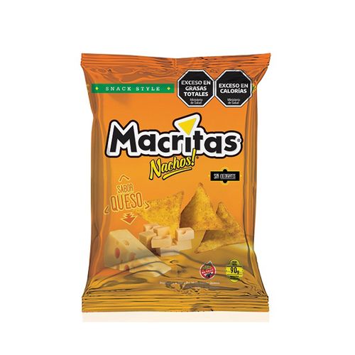 Nachos Macritas Sabor Queso 90g