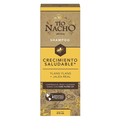 Shampoo Tio Nacho Crecimiento Saludable 415Cc