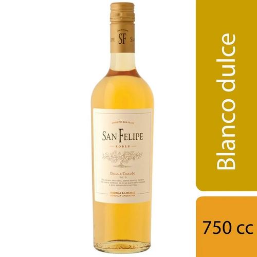 Vino San Felipe Roble Blanco Dulce Tardío 750ml