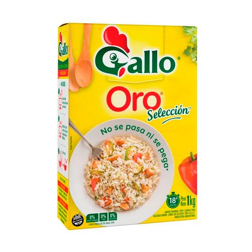 Arroz Gallo Oro Parboil Selección 1Kg