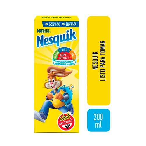 Leche Chocolatada Nesquik Optistar x 200ml