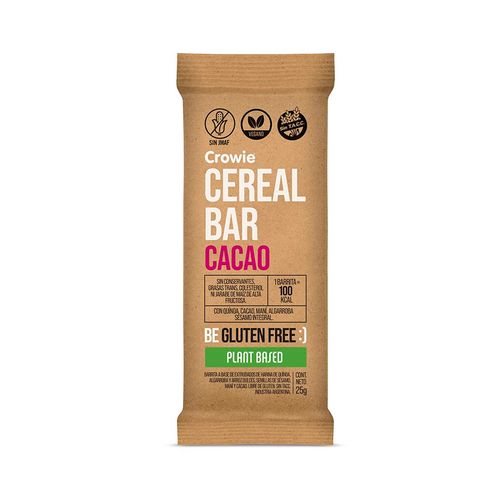 Barrita de Cereal Crowie Cacao 25g