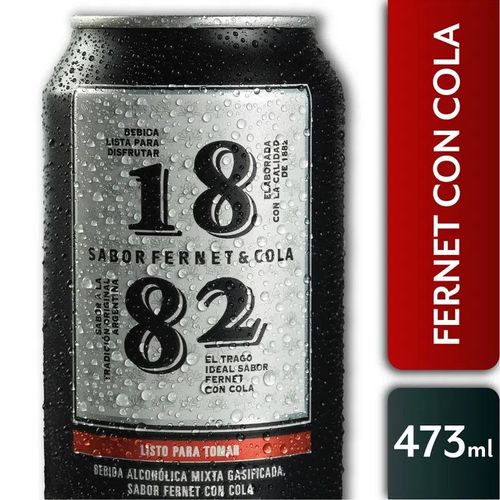 Fernet con Cola 1882 Listo para tomar 473ml