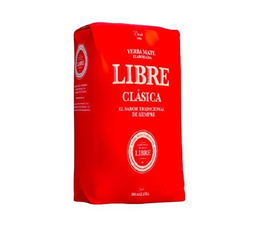 Yerba Libre Clásica Uruguaya Sin Palo 500g