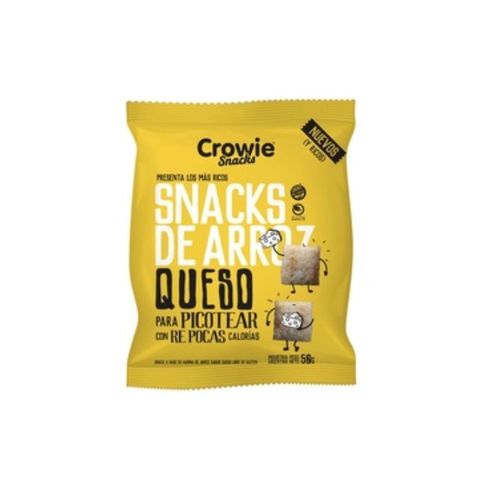 Snacks Crowie De Arroz Queso 50g